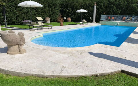 Villa Quattro Mori: Giardino, Prato, Landscaping, Shade, Mobili Da Esterno, Parco, Hacienda, Estate, Cortile, Eco Hotel