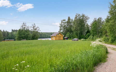 Ahvenranta: Albero, Banca, Casa, Villetta, Lago, Stagno, Foresta, Log Cabin