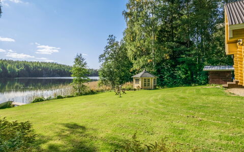 Ahvenranta: Albero, Banca, Casa, Villetta, Lago, Stagno, Foresta, Log Cabin