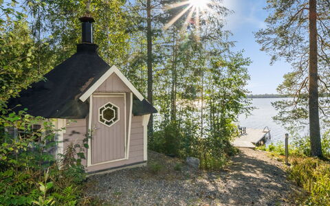 Kärkiniemi: Legna, Inverno, Neve, Casa, Villetta, Congelamento, Raccordo, Log Cabin, Ghiaccio
