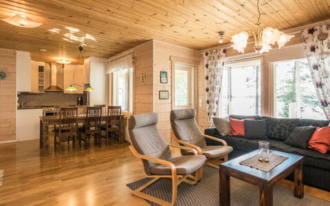 Kärkiniemi: Legna, Inverno, Neve, Casa, Villetta, Congelamento, Raccordo, Log Cabin, Ghiaccio