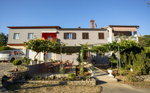 Olivia: Tavolo, Cielo, Proprietà, Mobilia, Pianta, Sedia, Azzurro, Shade, Interior Design, Architettura