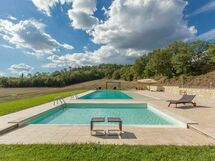 Two swimming pools: one for adults and one for children