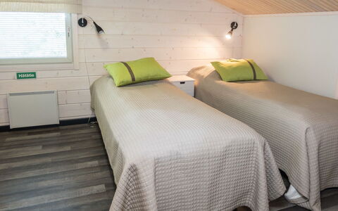 Villa Vuosseli C 1: Pavimento, Pavimentazione, Parete, Interior Design, Legna, Soffitto, Mobilia, Camera Da Letto, Camera, Letto