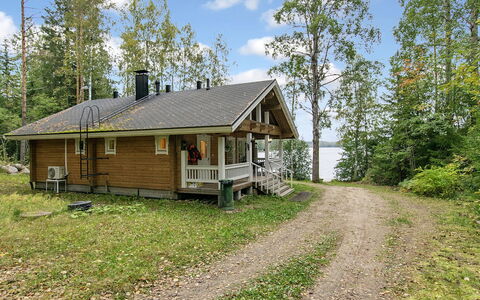 Mökki Mikkola: Villetta, Casa, Casa, Edifici Giardino, Raccordo, Log Cabin, Agriturismo, Estate, Capannone, Cortile