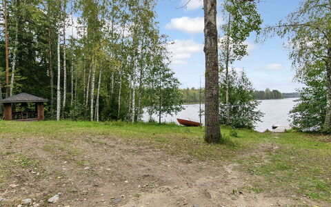 Mökki Mikkola: Villetta, Casa, Casa, Edifici Giardino, Raccordo, Log Cabin, Agriturismo, Estate, Capannone, Cortile