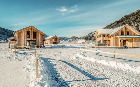 Murau 202: Cielo, Nube, Neve, Costruzione, Casa, Legna, Albero, Pendenza, Lotto, Congelamento