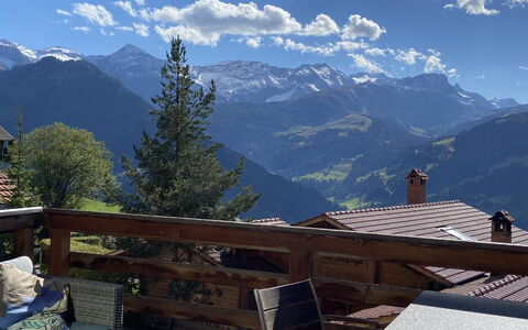Chalet Weitblick: Cielo, Montagna, Nube, Legna, Highland, Albero, Paesaggio, Geografia Montane, Tetto