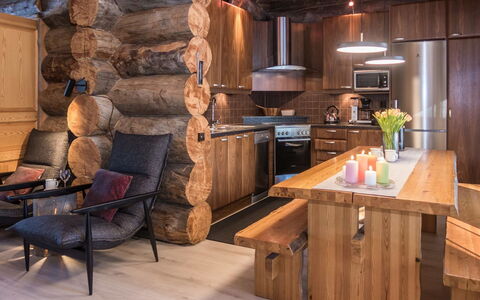 Harjula: Legna, Neve, Villetta, Inverno, Tetto, Casa, Congelamento, Log Cabin, Raccordo, Pendenza