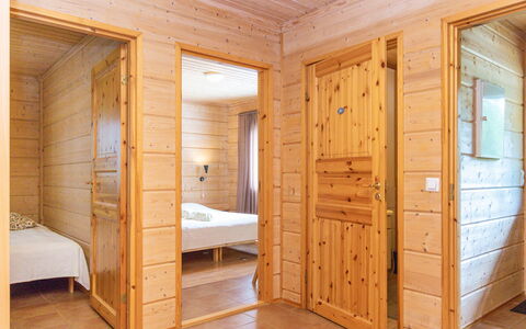Hot Pool Cottage Ainu: Villetta, Casa, Casa, Edifici Giardino, Raccordo, Log Cabin, Agriturismo, Estate, Capannone, Cortile
