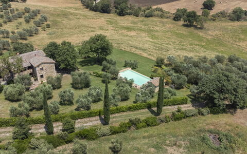 Casa Frati: Pianta, Comunita 'Impianto, Paesaggio Naturale, Albero, Lotto, Highland, Vegetazione, Erba, Pascolo, Plain
