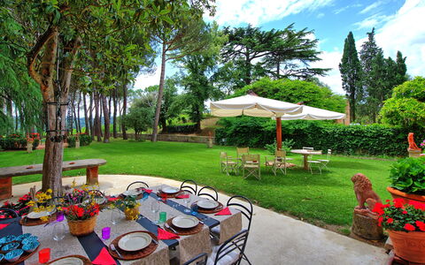 Villa Lorenza: Proprietà, Cortile, Giardino, Backyard, Immobiliare, Prato, Terrazza, Casa, Casa, Albero