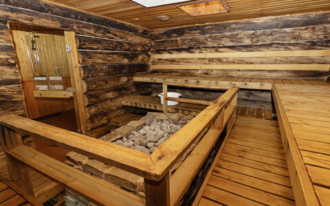 Metsä-Luosto: Villetta, Casa, Casa, Edifici Giardino, Raccordo, Log Cabin, Agriturismo, Estate, Capannone, Cortile