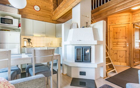 Vuosselinkulma 1: Neve, Legna, Inverno, Villetta, Casa, Tetto, Casa, Congelamento, Log Cabin, Ramoscello