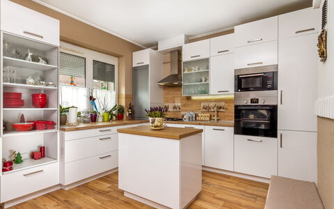 Colore: Controsoffitto, Cabinetry, Proprietà, Elettrodomestico Da Cucina, Cucina, Cucina Stufa, Costruzione, Legna, Elettrodomestico, Scaffalature