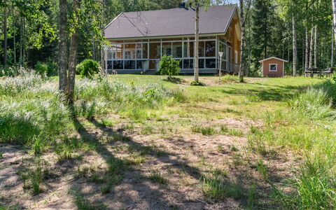 Katariina: Villetta, Casa, Casa, Edifici Giardino, Raccordo, Log Cabin, Agriturismo, Estate, Capannone, Cortile