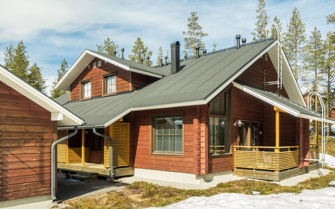 Sointuilevi J 38: Legna, Villetta, Log Cabin, Foresta, Capannone, Edifici Giardino, Larice, Woodland, Color Legno