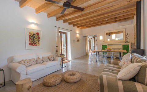 Cas Ciutada: Ventilatore, Camera, Proprietà, Soggiorno, Soffitto, Interior Design, Mobilia, Costruzione, Fascio, Meccanica Fan