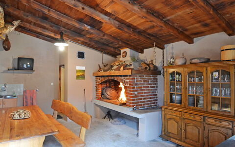 Novigrad (Zadar) 112: Mobilia, Costruzione, Tavolo, Legna, Illuminazione, Casa, Focolare, Interior Design, Fascio, Soggiorno