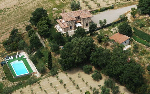 Casale Biancospino: Visione Globale, Fotografia Aerea, Proprietà, Urban Design, Dimora, Estate, Paesaggio, Costruzione, Zona Residenziale, Casa