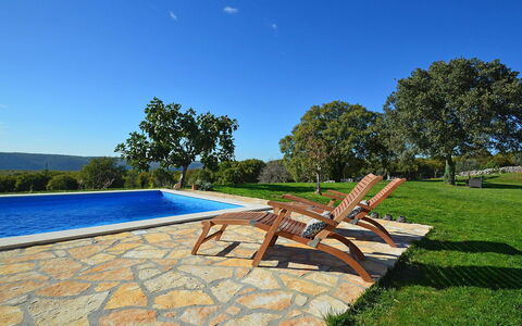 Stancija Negri: Cielo, Acqua, Pianta, Piscina, Albero, Mobili Da Esterno, Shade, Paesaggio Naturale, Rettangolo, Tempo Libero